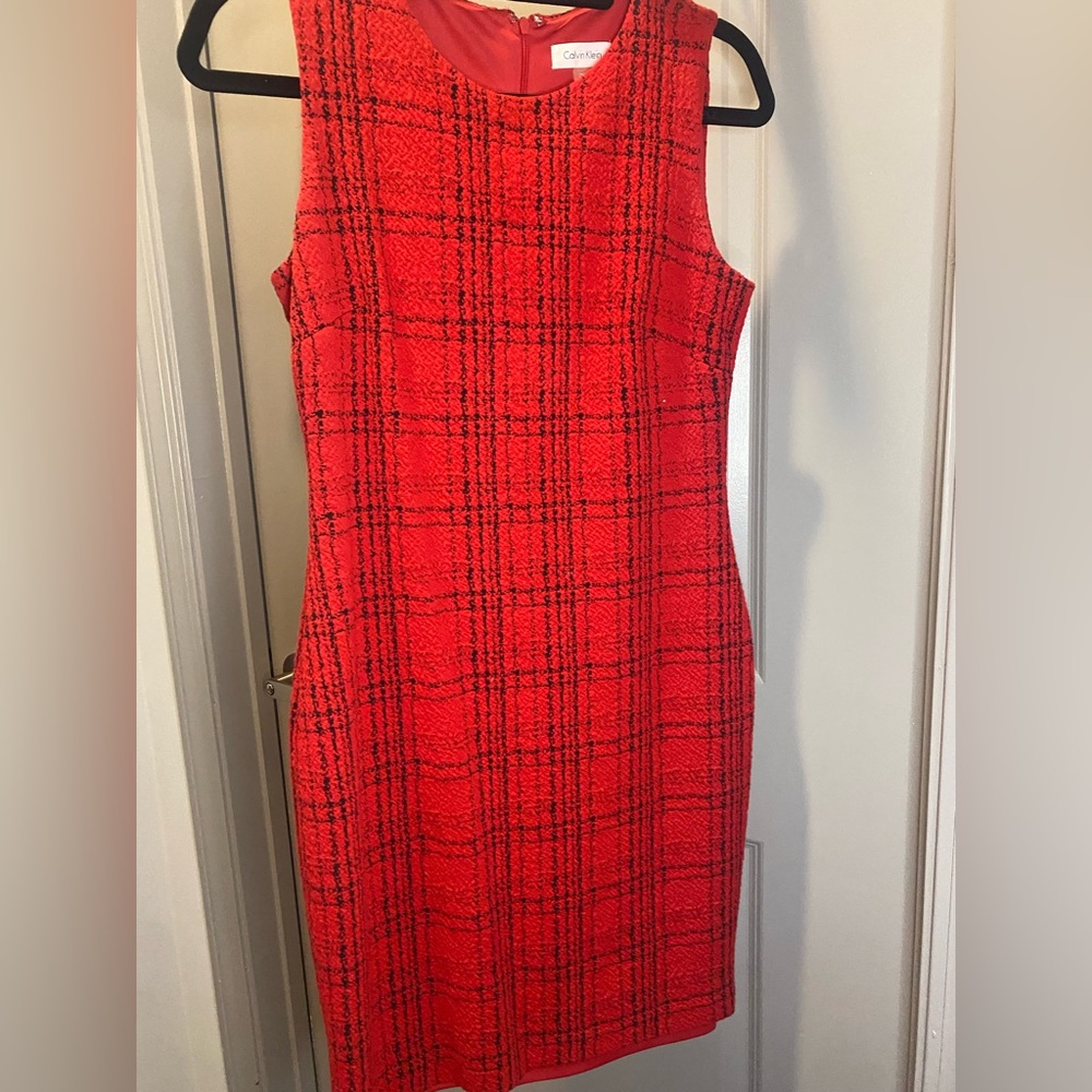 Red Calvin Klein Dress